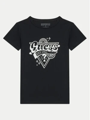 Guess T-Shirt J5RI02 K6YW4 Czarny Regular Fit