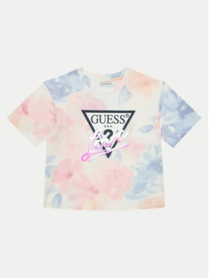 Guess T-Shirt J5RI05 K6YW4 Kolorowy Boxy Fit