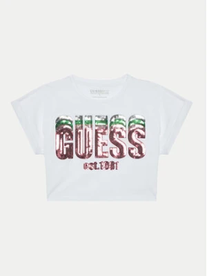 Guess T-Shirt J5RI10 K8HM4 Biały Regular Fit