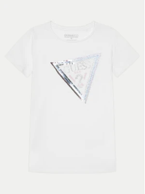 Guess T-Shirt J5RI12 K6YW4 Biały Regular Fit