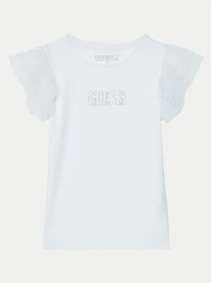 Guess T-Shirt J5RI17 K6YW4 Biały Regular Fit