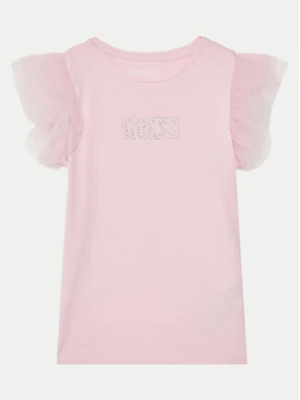 Guess T-Shirt J5RI17 K6YW4 Różowy Regular Fit