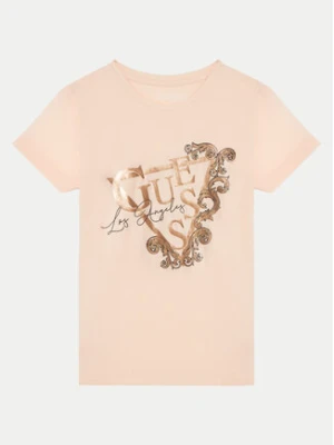 Guess T-Shirt J5RI35 K6YW4 Koralowy Regular Fit