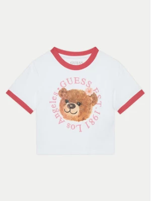 Guess T-Shirt J5RI41 K6YW4 Biały Regular Fit