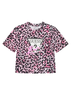 Guess T-Shirt J5YI07 K6YW4 Różowy Regular Fit