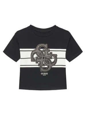 Guess T-Shirt J5YI09 K6YW4 Czarny Regular Fit