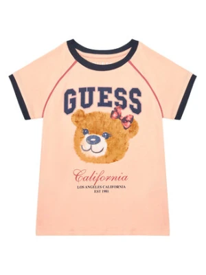 Guess T-Shirt J5YI21 K8HM4 Koralowy Regular Fit