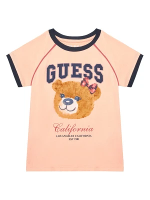 Guess T-Shirt J5YI21 K8HM4 Koralowy Regular Fit