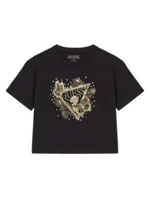 Guess T-Shirt J5YI35 K6YW4 Czarny Regular Fit