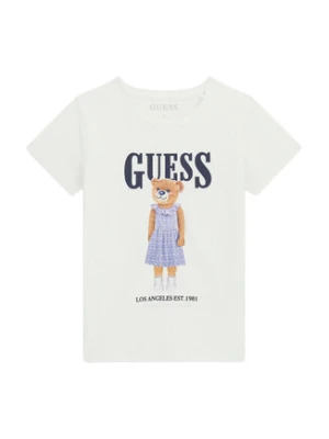Guess T-Shirt J6GI04 K6YW4 Biały Regular Fit