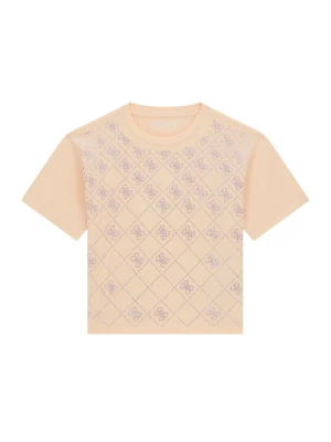 Guess T-Shirt J6GI05 K6YW4 Pomarańczowy jasny Boxy Fit
