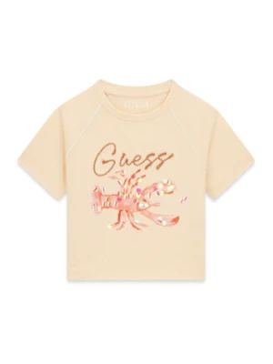 Guess T-Shirt J6GI08 K8HM4 Pomarańczowy jasny Regular Fit