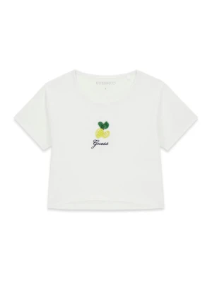 Guess T-Shirt J6GI10 K6YW4 Biały Relaxed Fit