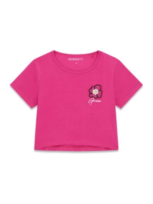 Guess T-Shirt J6GI10 K6YW4 Różowy ciemny Relaxed Fit