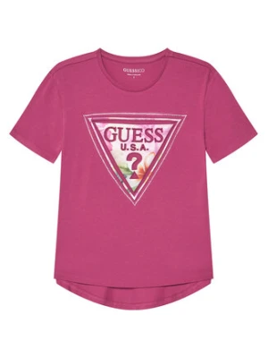 Guess T-Shirt J6GI13 K6YW4 Różowy Relaxed Fit