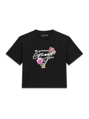 Guess T-Shirt J6GI15 K6YW4 Czarny Relaxed Fit
