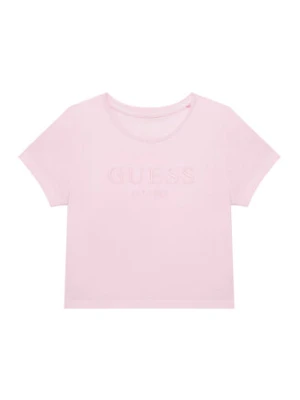 Guess T-Shirt J6GI17 K8HM4 Różowy Regular Fit