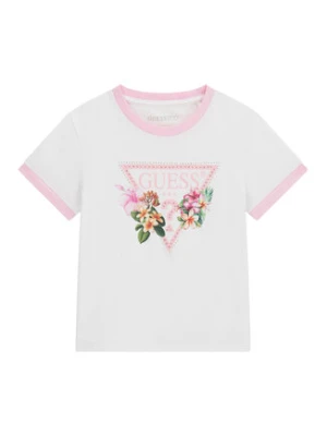 Guess T-Shirt J6GI23 K6YW4 Biały Regular Fit