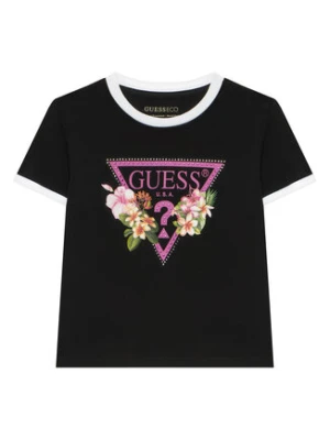 Guess T-Shirt J6GI23 K6YW4 Czarny Regular Fit