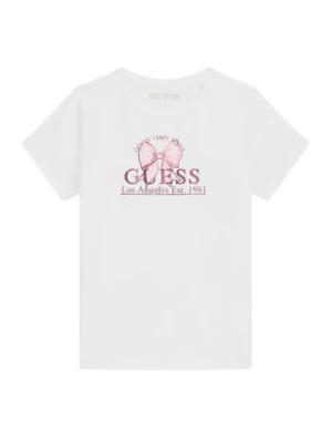 Guess T-Shirt J6GI28 K6YW4 Biały Regular Fit