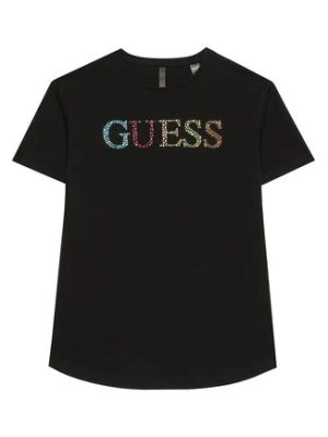 Guess T-Shirt J6GI33 J1314 Czarny Regular Fit
