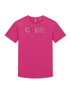 Guess T-Shirt J6GI33 J1314 Różowy ciemny Regular Fit