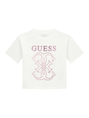 Guess T-Shirt J6RI22 K8HM4 Biały Regular Fit