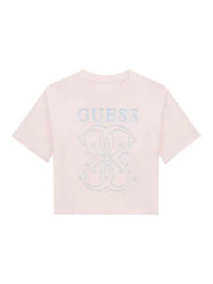 Guess T-Shirt J6RI22 K8HM4 Różowy Regular Fit