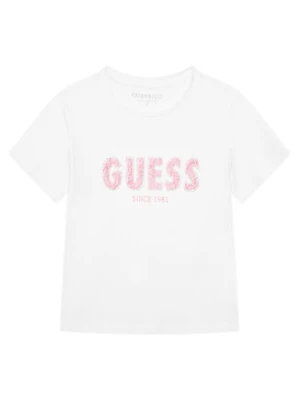 Guess T-Shirt J6RI24 K6YW4 Biały Regular Fit