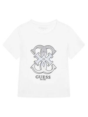 Guess T-Shirt J6RI28 K6YW4 Biały Regular Fit