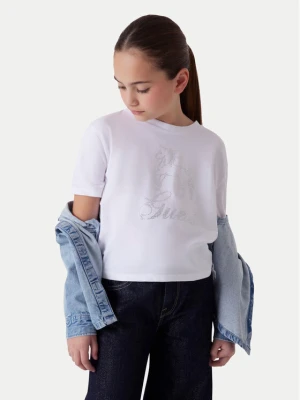 Guess T-Shirt J6RI38 K6YW4 Biały Regular Fit