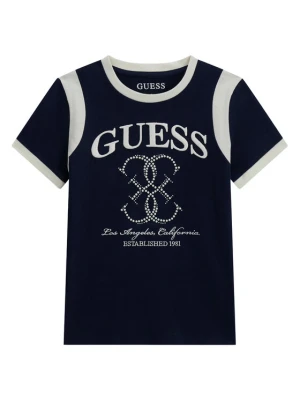 Guess T-Shirt J6YI25 K3757 Granatowy Regular Fit