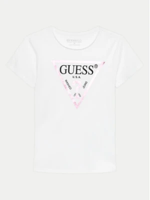Guess T-Shirt J73I56 K8HM0 Biały Regular Fit
