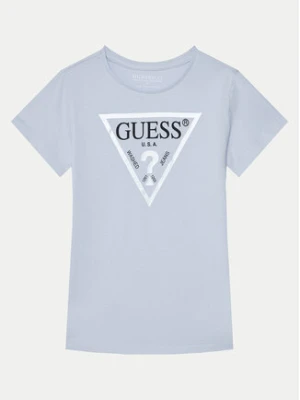 Guess T-Shirt J73I56 K8HM0 Błękitny Regular Fit