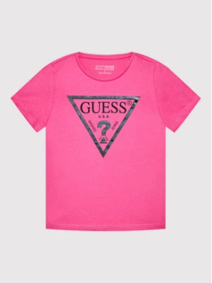 Guess T-Shirt J73I56 K8HM0 Różowy Regular Fit