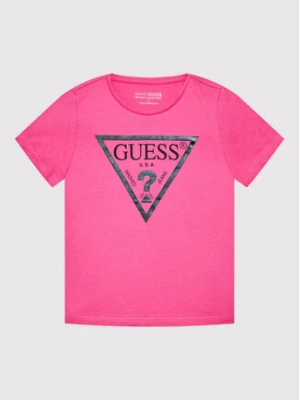 Guess T-Shirt J73I56 K8HM0 Różowy Regular Fit