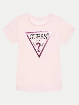 Guess T-Shirt J73I56K 8HM0 Różowy Regular Fit