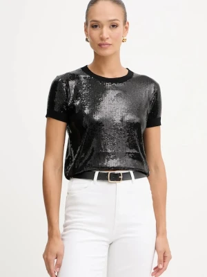 Guess t-shirt JUNIPER damski kolor czarny W5YR21 Z3E70