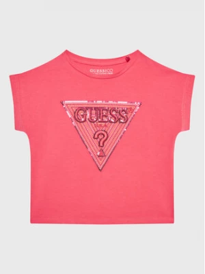 Guess T-Shirt K3GI07 K6YW1 Różowy Boxy Fit