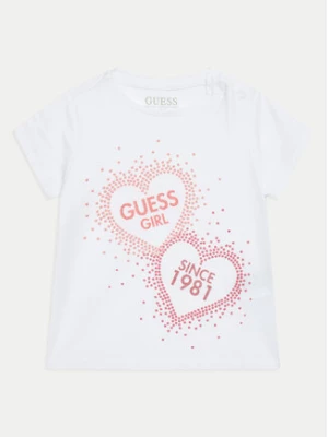 Guess T-Shirt K4BI01 J1314 Biały Regular Fit