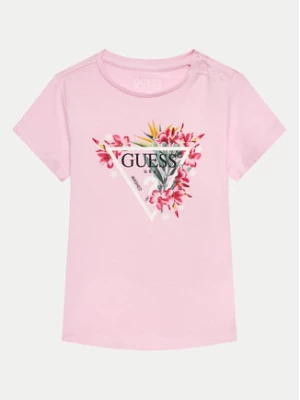 Guess T-Shirt K4GI02 K6YW4 Różowy Regular Fit