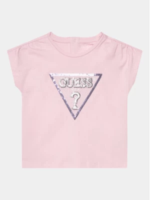 Guess T-Shirt K4GI11 K6YW4 Różowy Regular Fit