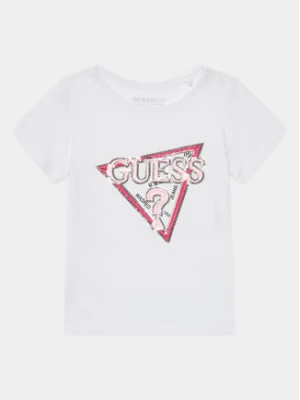 Guess T-Shirt K4RI23 K6YW4 Biały Regular Fit