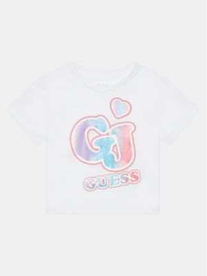 Guess T-Shirt K4RI28 K8HM0 Biały Boxy Fit