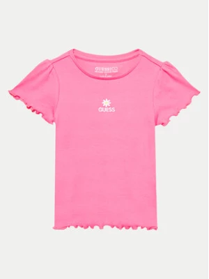 Guess T-Shirt K4YI14 KBZP4 Różowy Regular Fit
