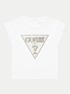 Guess T-Shirt K5GI12 K6YW4 Biały Boxy Fit