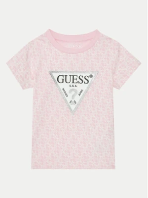 Guess T-Shirt K5RI15 K6YW4 Różowy Regular Fit