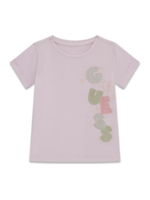 Guess T-Shirt K6GI05 K6YW4 Fioletowy Regular Fit