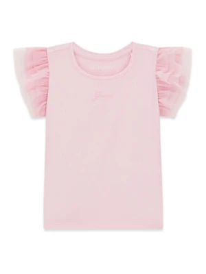 Guess T-Shirt K6GI19 K6YW4 Różowy Regular Fit