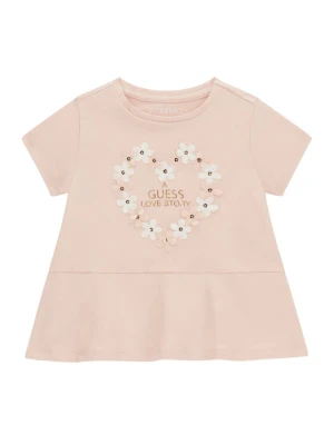 Guess T-Shirt K6GI20 K6YW4 Różowy jasny Regular Fit